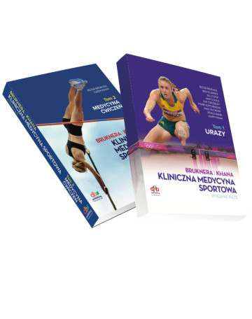 KLINICZNA MEDYCYNA SPORTOWA – KOMPLET TOM 1: URAZY + TOM 2: MEDYCYNA ĆWICZEŃ. WYDANIE V (2025) – TANIEJ!